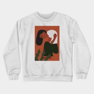 Woman Self Hug, Boho Illustration 2 Crewneck Sweatshirt